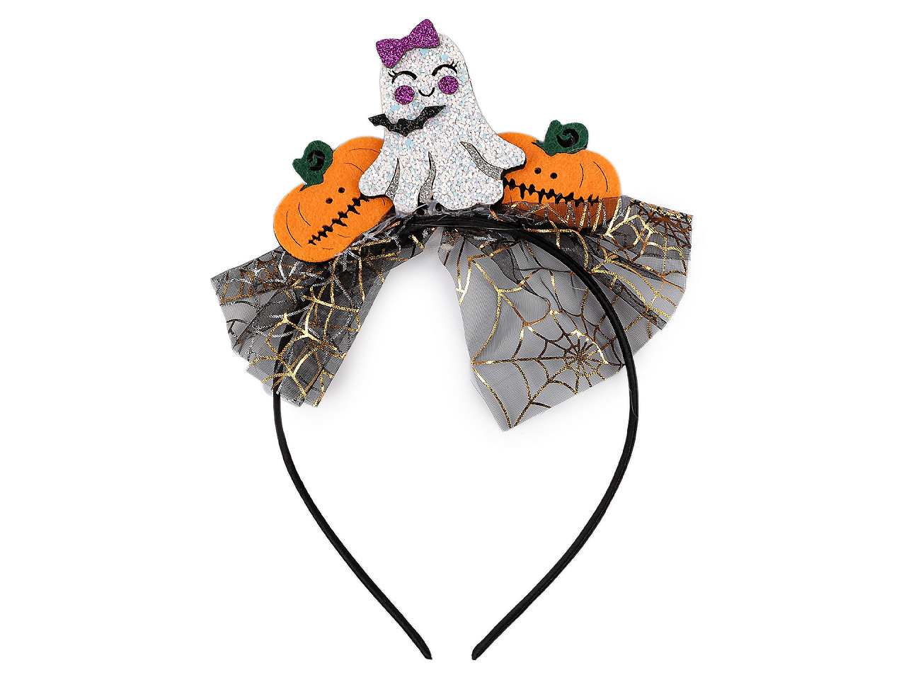 Čelenka do vlasov Halloween / čarodejnica