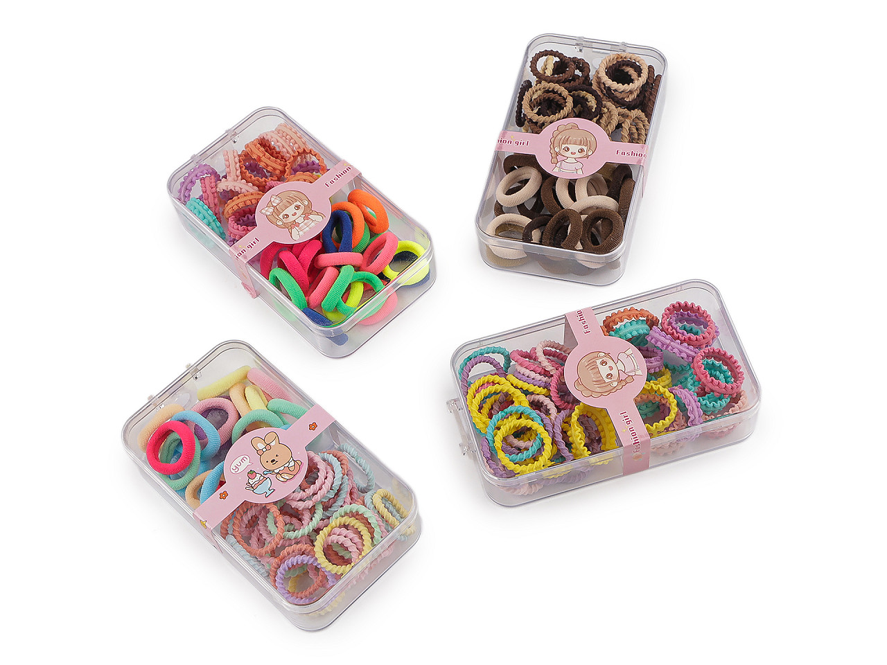 Gumičky do vlasov v boxe