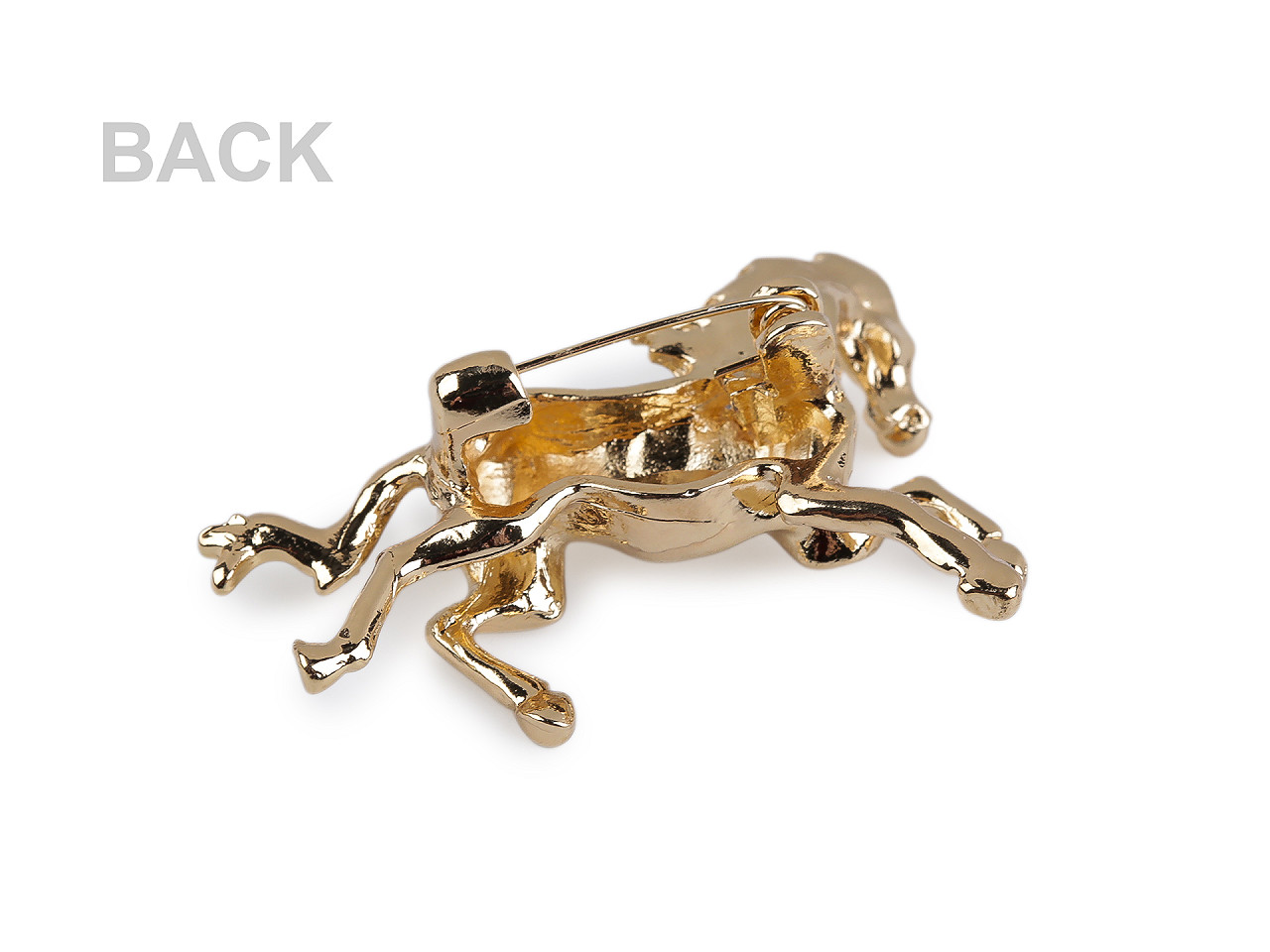 Brož kůň, střední, 2 zlatá