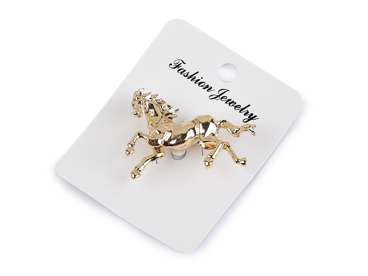 Brož kůň, střední, 2 zlatá