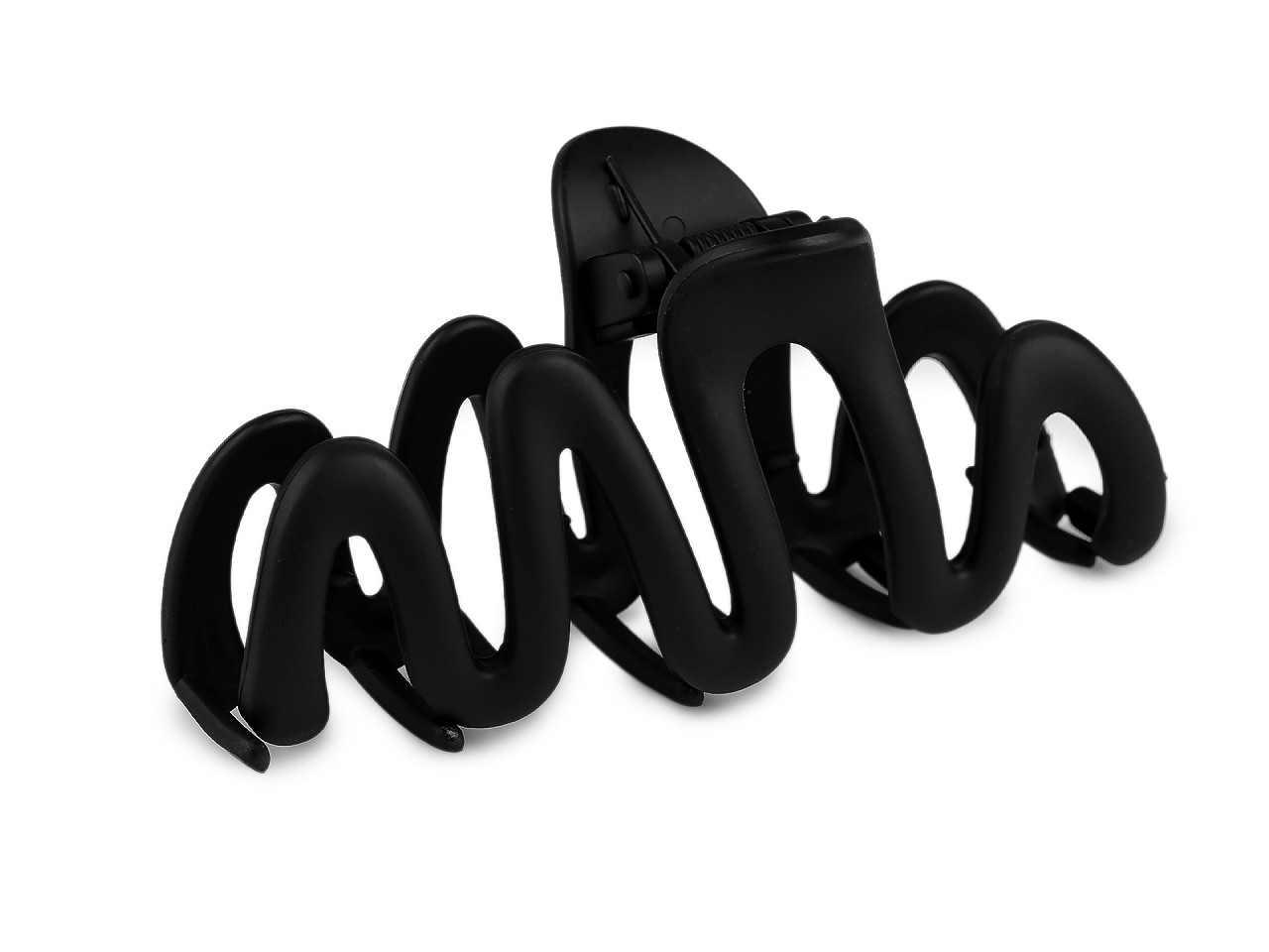 Skřipec do vlasů, malé, 1 bílá mléčná lesk