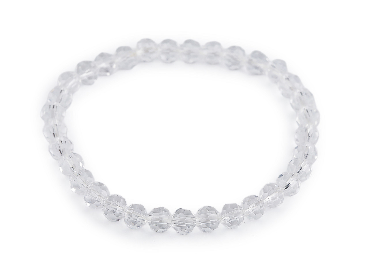 Náramok pružný z brúsených korálikov