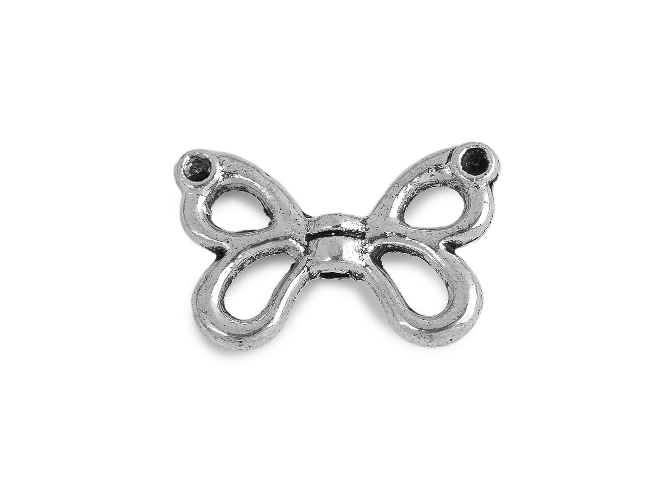 Ozdobný díl křídla 15x10 mm, malé, platina