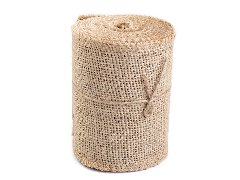 Jutová stuha šírka 10 cm
