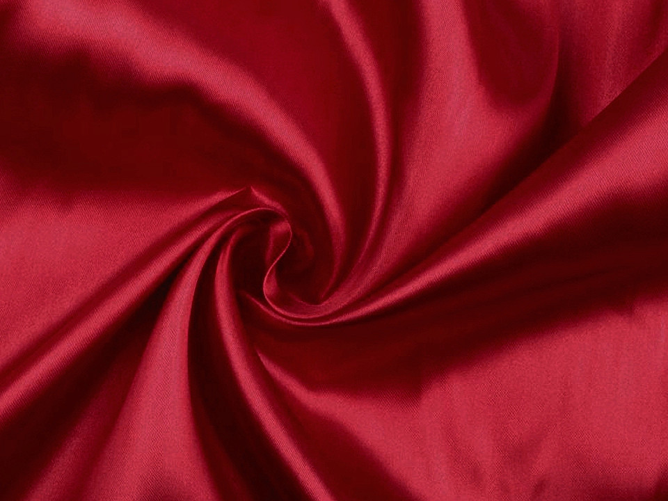 Satén metráž, střední, 1 (1) bílá