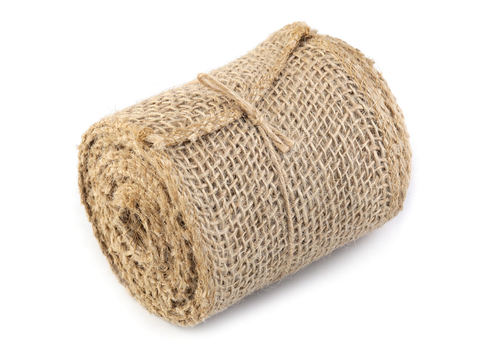 Jutová stuha šírka 9 cm