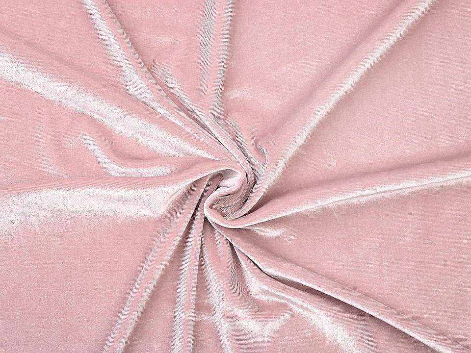 Elastický samet, střední, 20 Off White