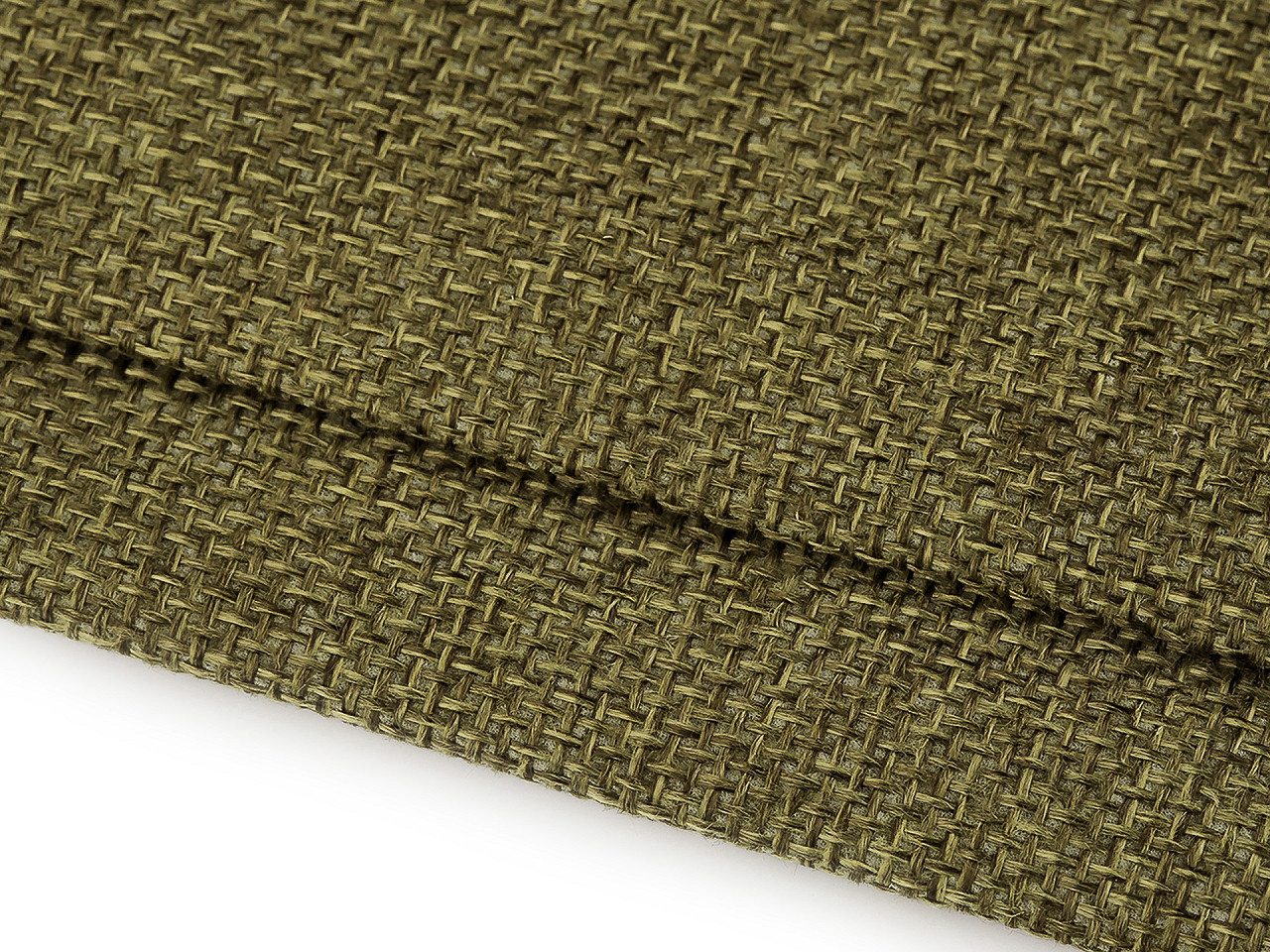 Imitace juty podlepená vlizelínem, střední, 1 režná světlá