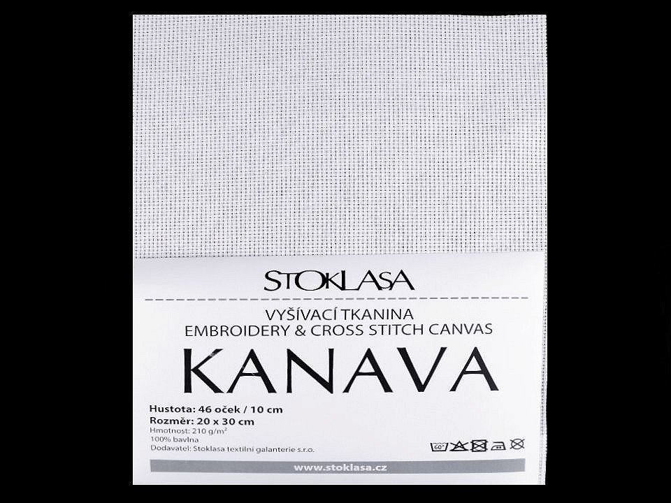 Vyšívacia tkanina Kanava 20x30 cm 46 očiek
