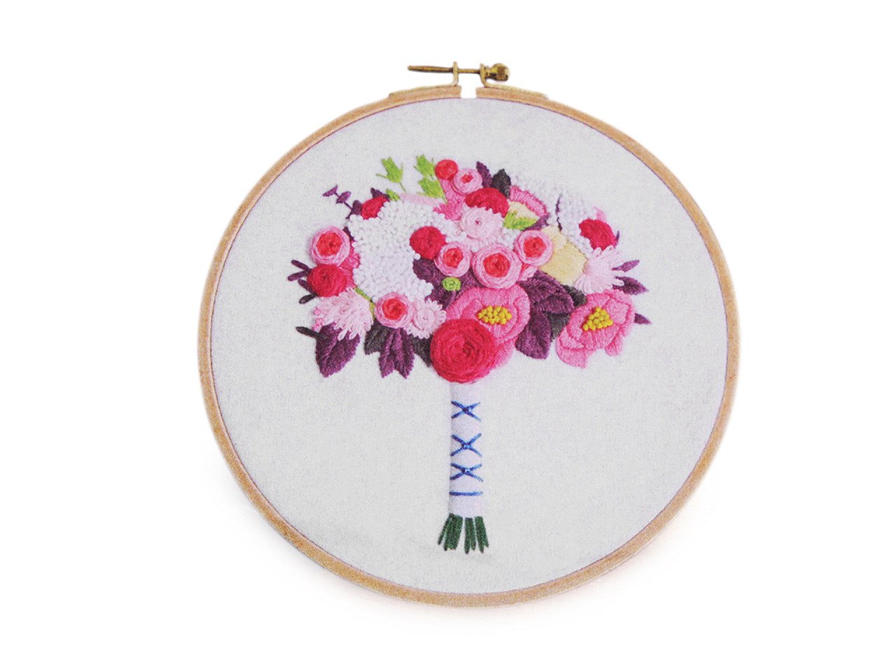 Dárková sada na vyšívání s předtištěným motivem, střední, 1 viz foto