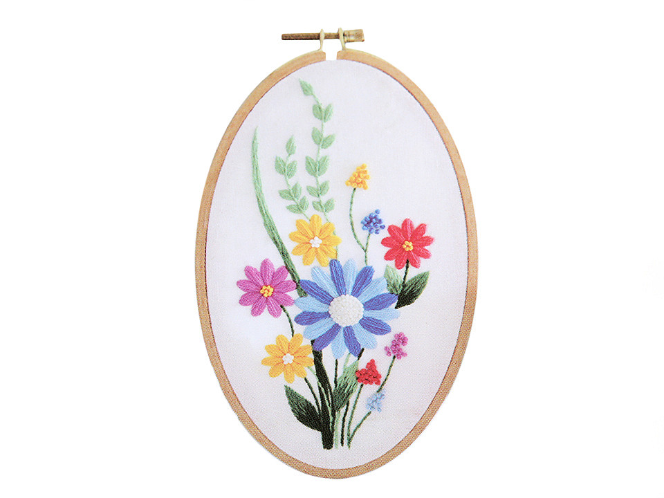 Dárková sada na vyšívání s předtištěným motivem, střední, 1 viz foto