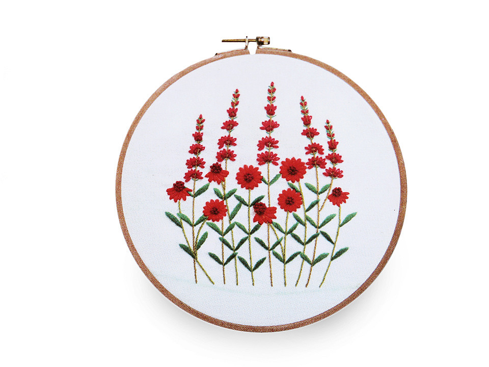 Dárková sada na vyšívání s předtištěným motivem, střední, 6 viz foto