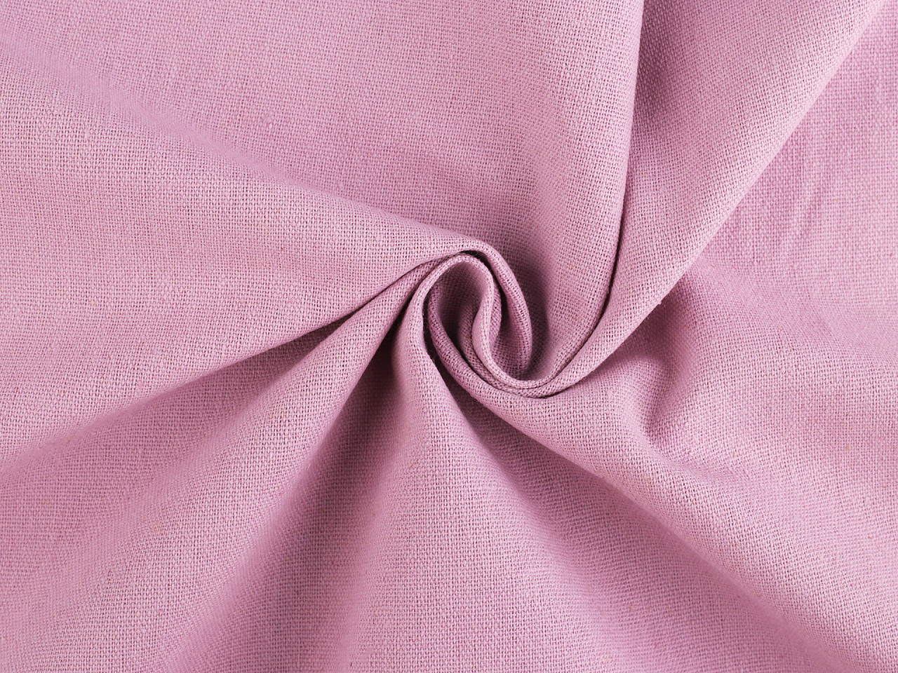 Bavlněná látka / imitace lnu, střední, 24 (19) modrá azurová