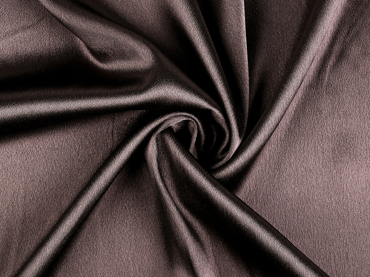 Satén krešovaný metráž, střední, 1 (42) bílá mléčná