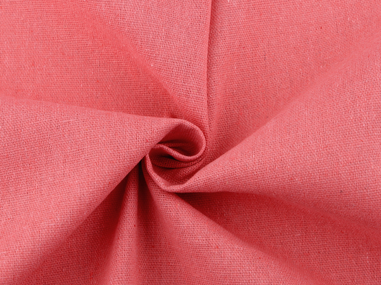 Linen fabric, medium pink, 1 m