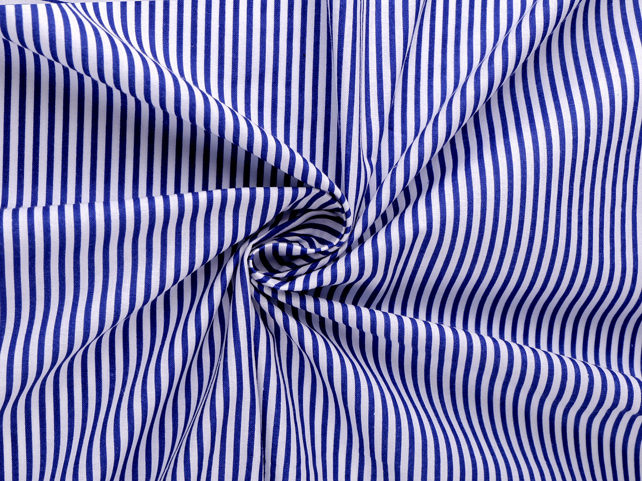 Bavlněná látka / plátno proužek jemný, střední, 4 béžová světlá