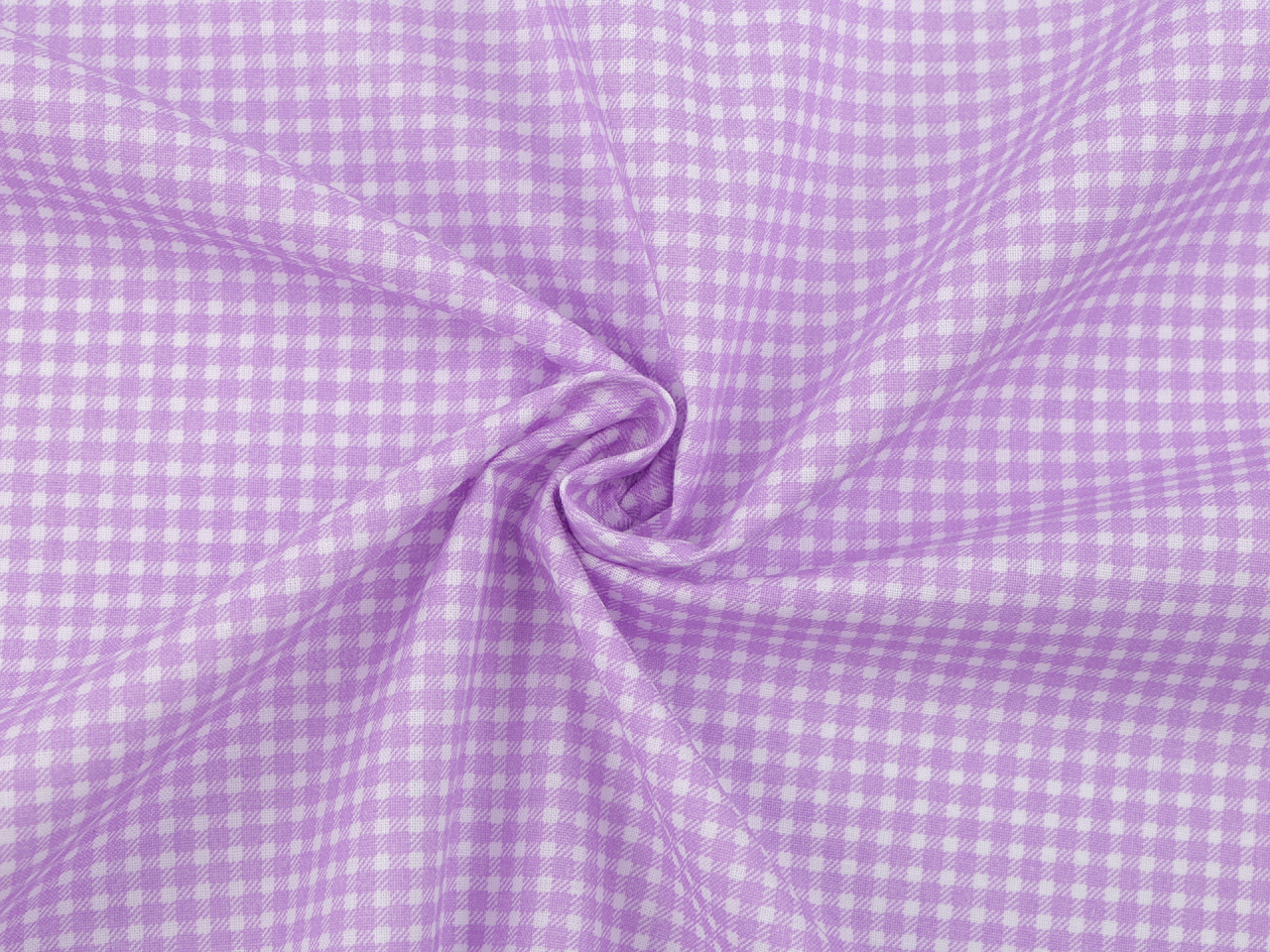 Bavlněná látka / plátno mini káro, střední, 3 (42) šedá