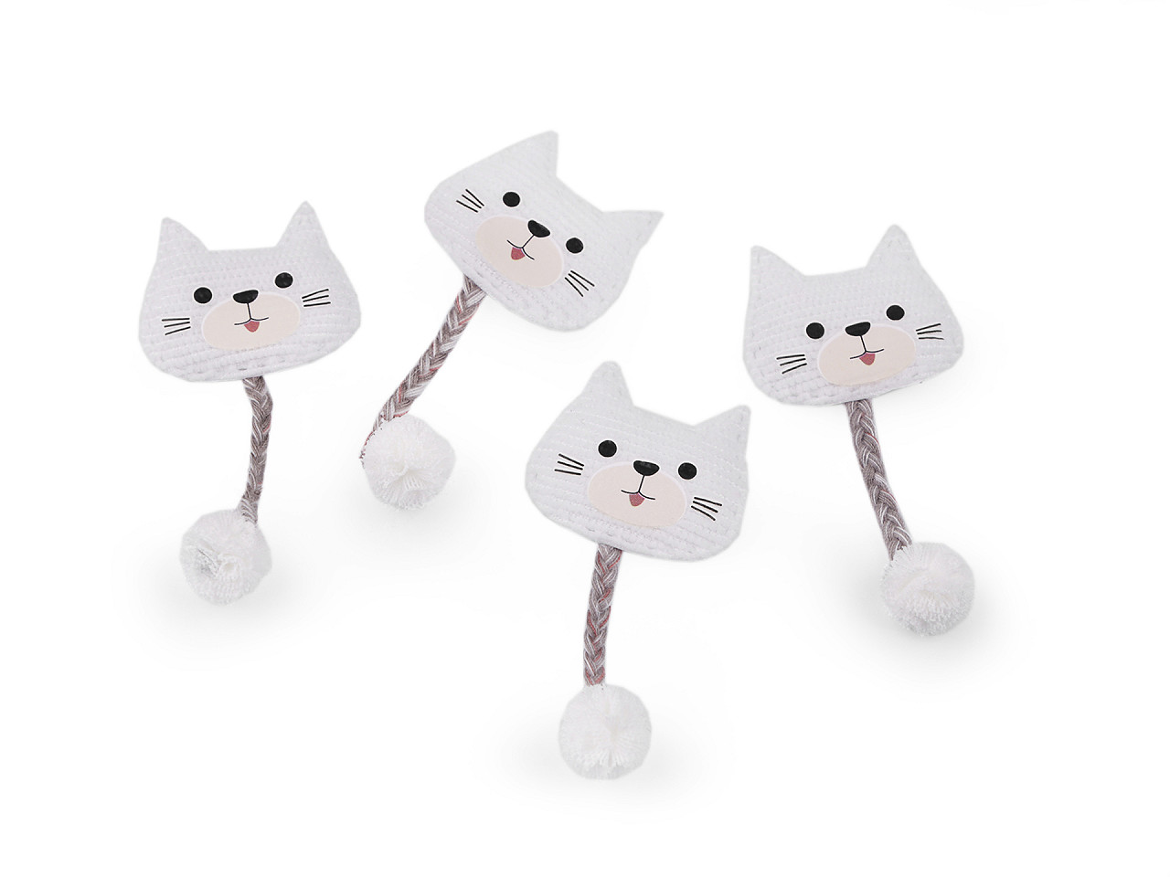 Aplikace / nášivka kočka, střední, 4 černá