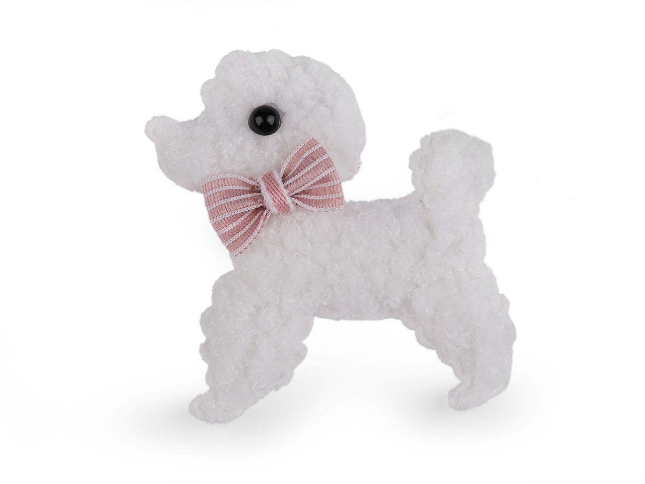 Aplikace / nášivka pes, střední, 2 šedá