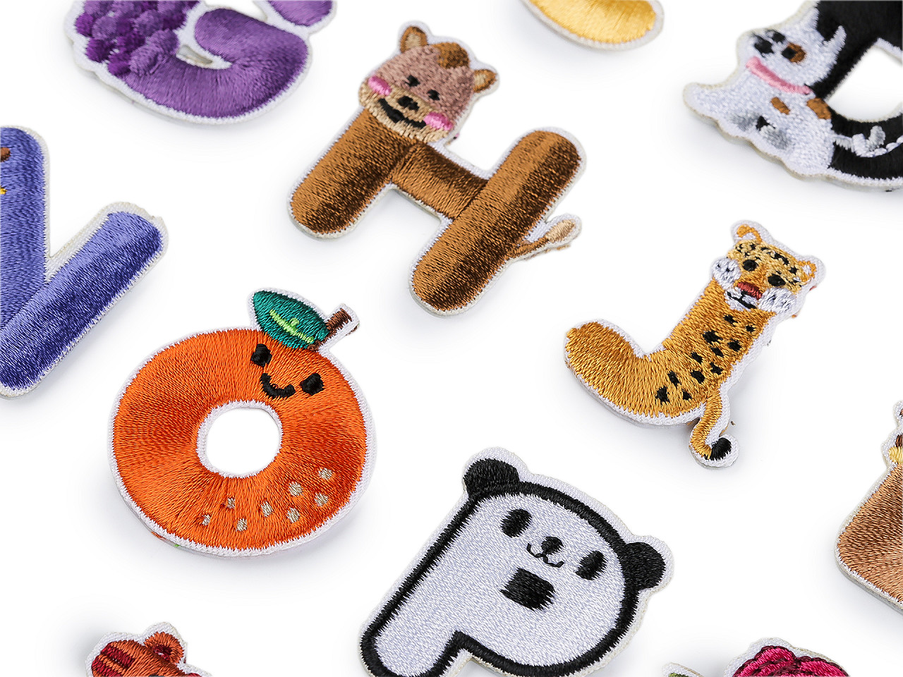 Nažehlovačka písmena, malé, S zelená sv.