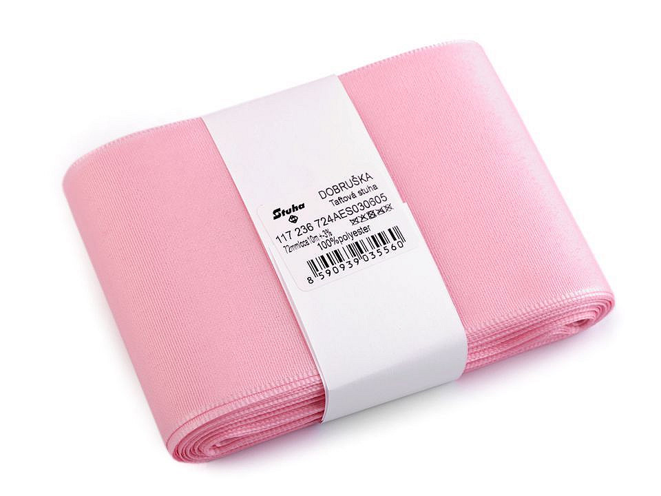 Stuha taftová šíře 72 mm, malé, 646 bordó sv.