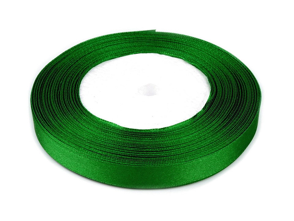 Atlasová stuha šíře 12 mm, střední, 14 růžová