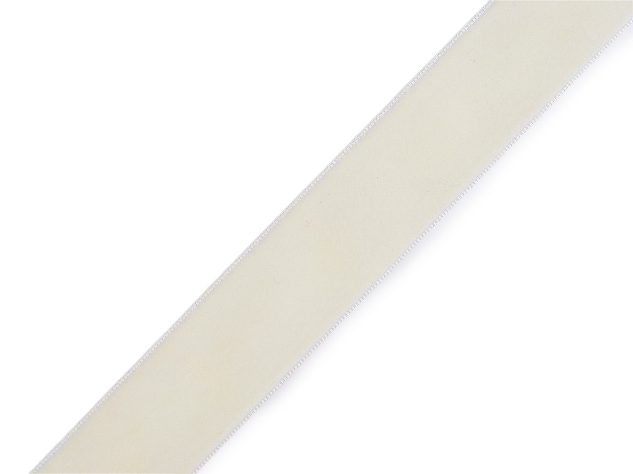 Sametová stuha šíře 25 mm, střední, 13 modrá azurová