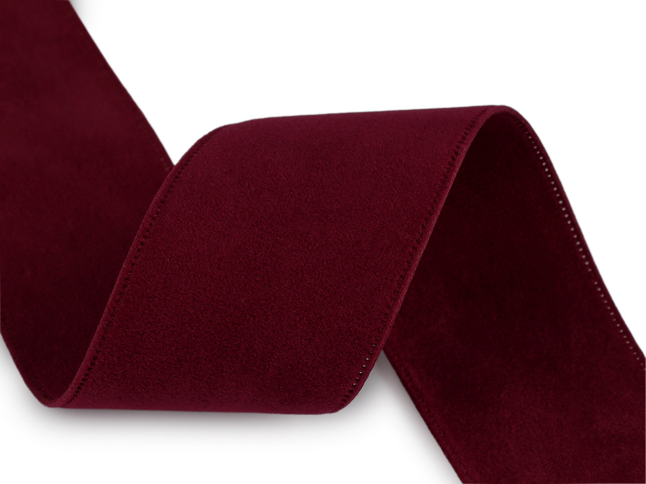 Sametová stuha velvet oboustranná šíře 40 mm, střední, 3 růžovofialová