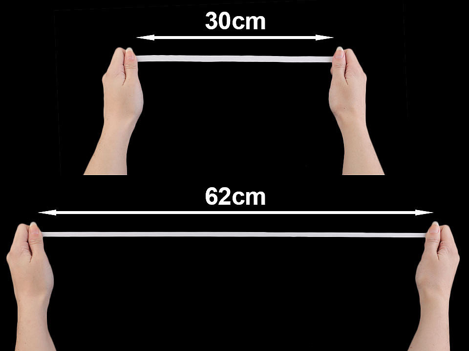Prádlová gumička šírka 8 mm