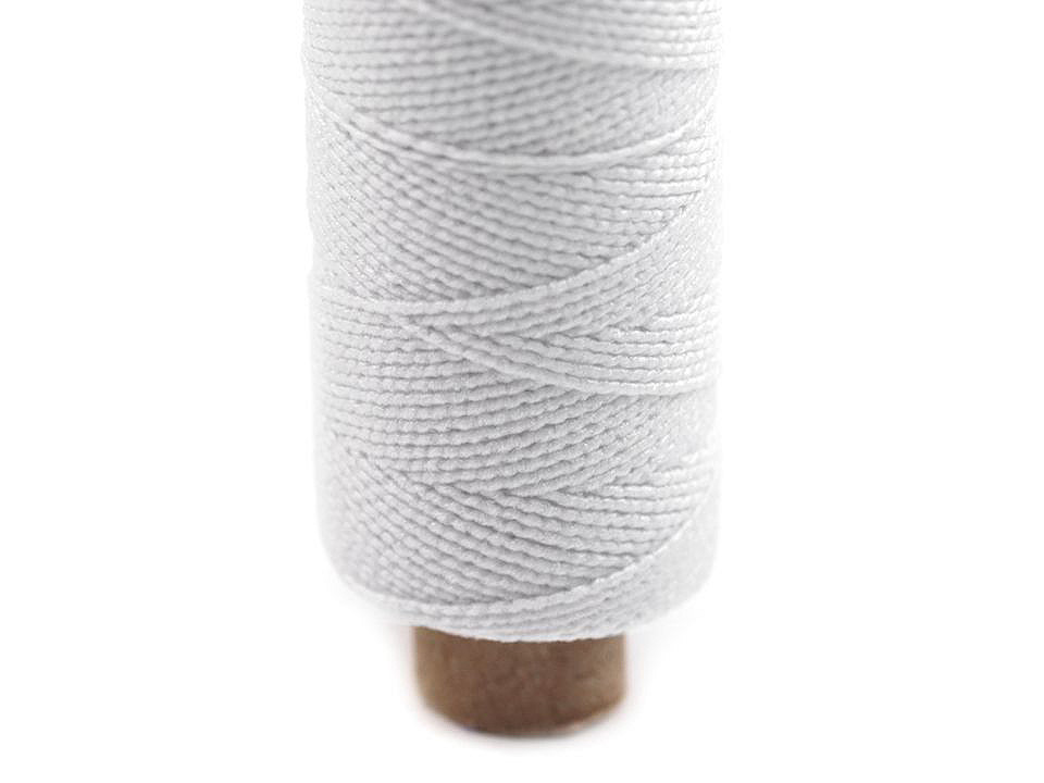 Elastic threads / rubber band Ø1 mm, 30 m roll, white, 1 pc