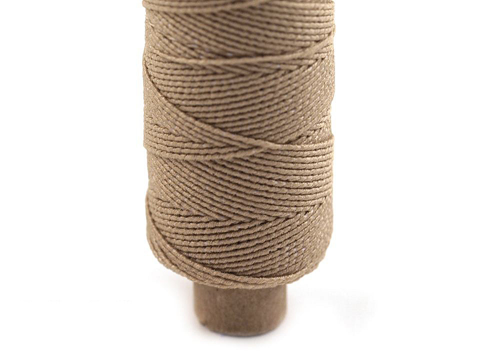 Elastic threads / rubber band Ø1 mm, 30 m, beige, 1 pc