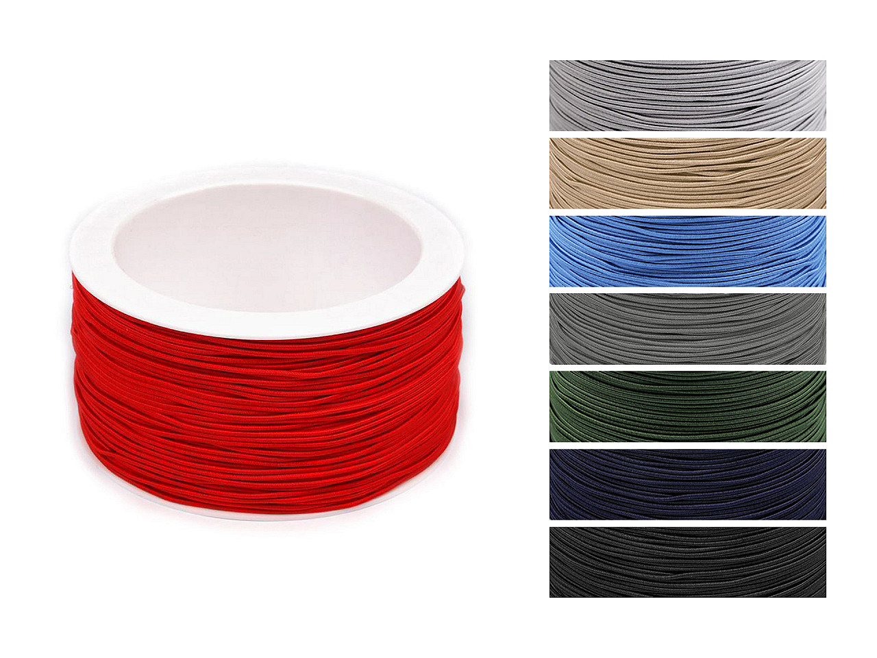 Kulatá pruženka Ø1,2 mm, střední, 7001 černá