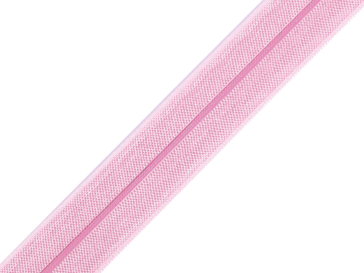 Falzgummi halbiert, Breite 18 mm, rosa hell, 25 m