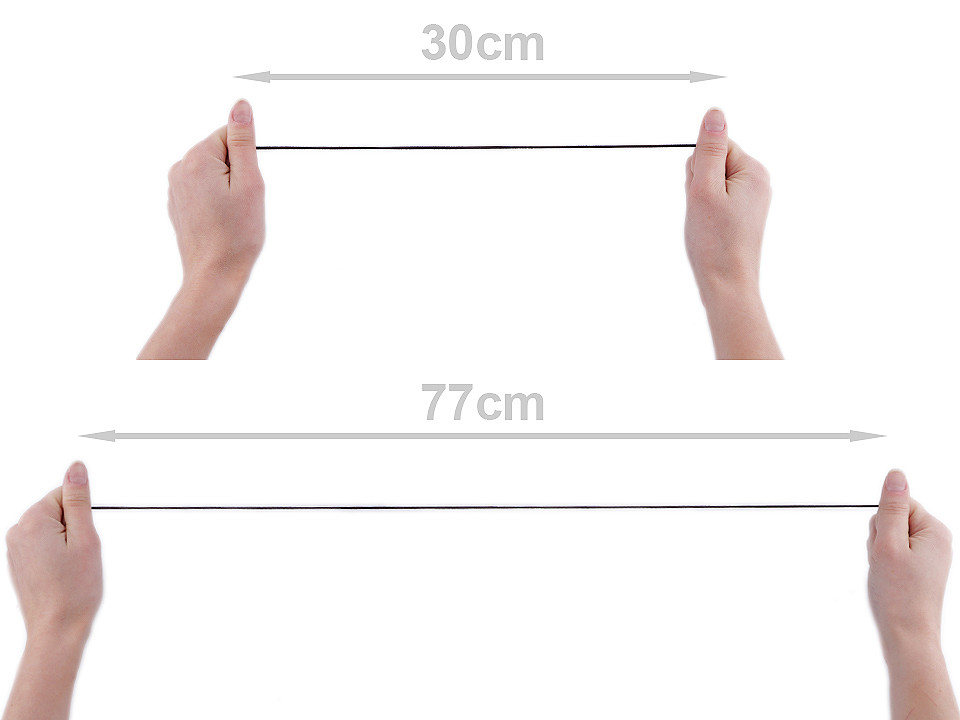 Kulatá pruženka Ø2 mm svazek 3m, malé, 501 (1) bílá