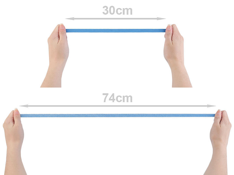 Prádlová guma šírka 10 mm