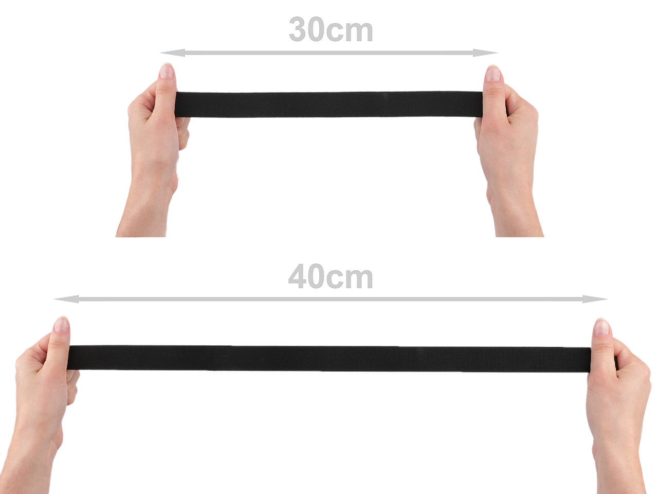 Pruženka měkká tkaná šíře 25 mm, střední, 8 zelená neon