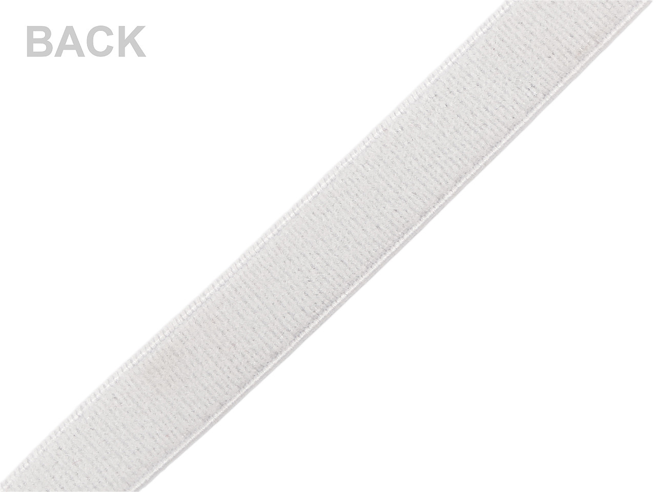 Pruženka brokátová / ramínková šíře 10 mm s lurexem, střední, 2 černá