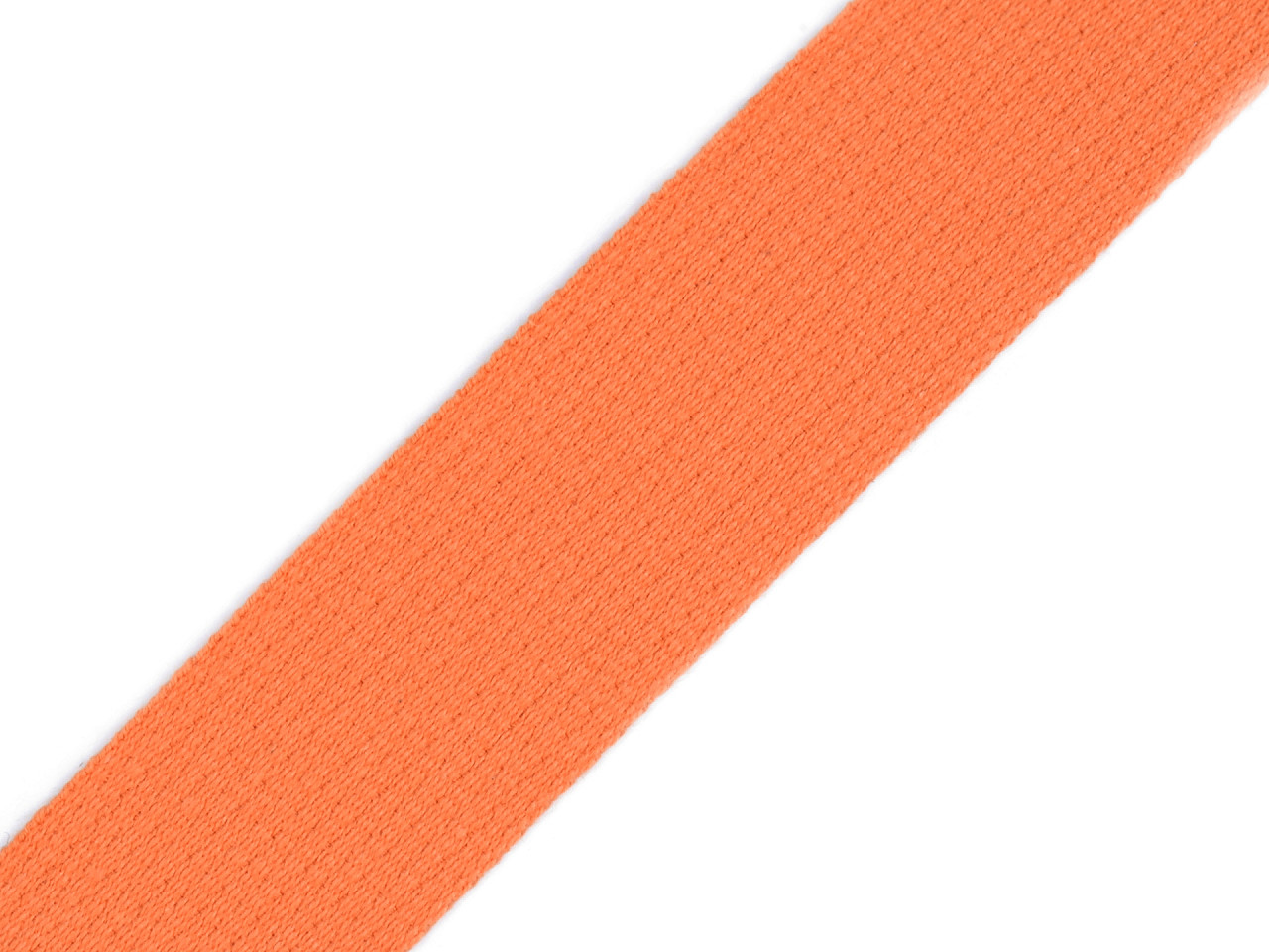 Cotton webbing 30 mm wide, orange, 25 m