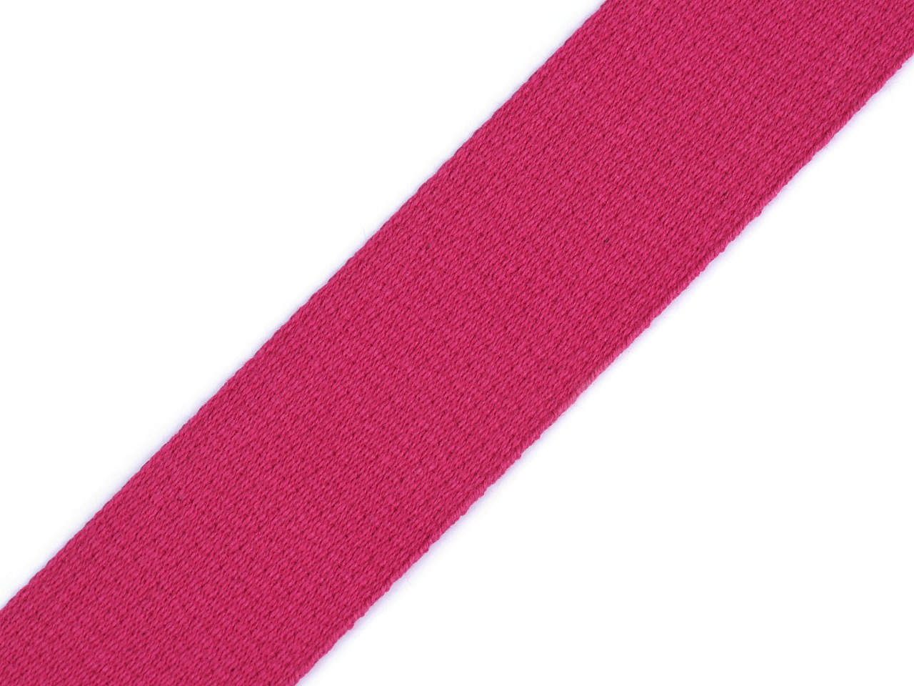 Cotton webbing 30 mm wide, pink, 25 m