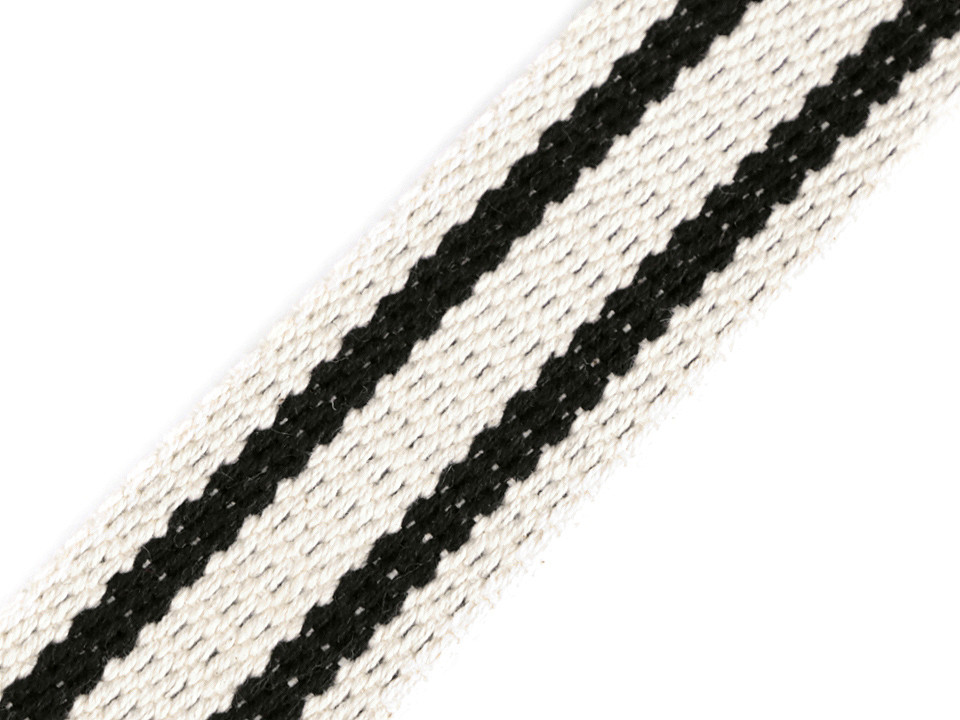 Bavlnený obojstranný popruh šírka 38 mm