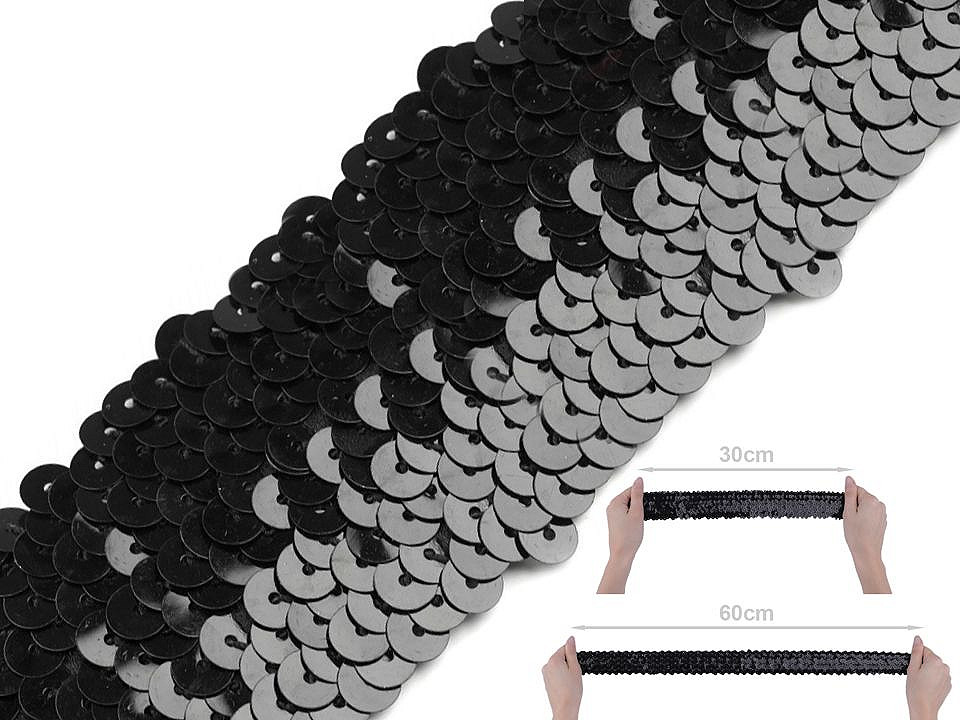 Flitrový prámik šírka 45 mm elastický