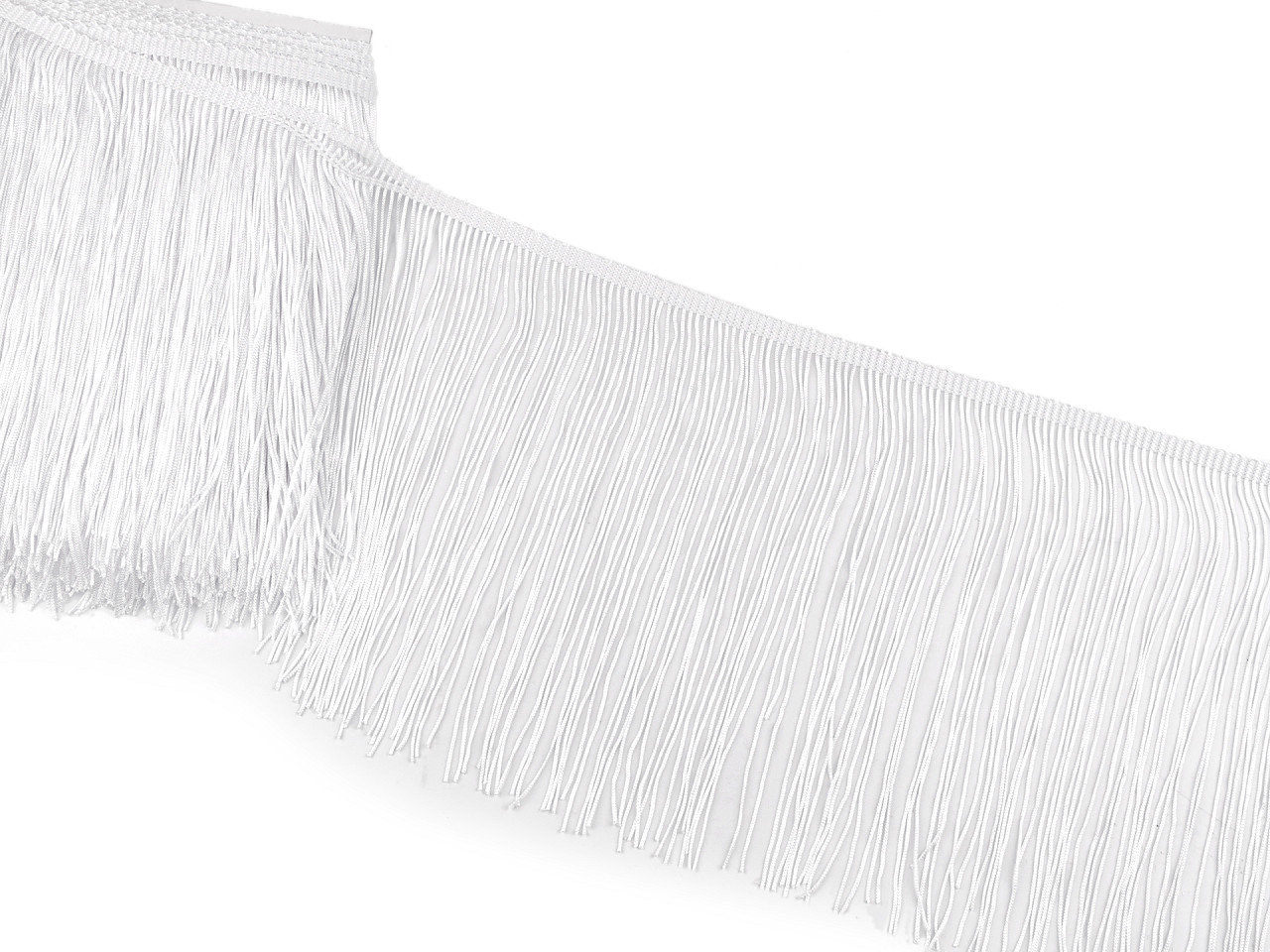 Třásně šíře 25 cm, střední, 4 bílá