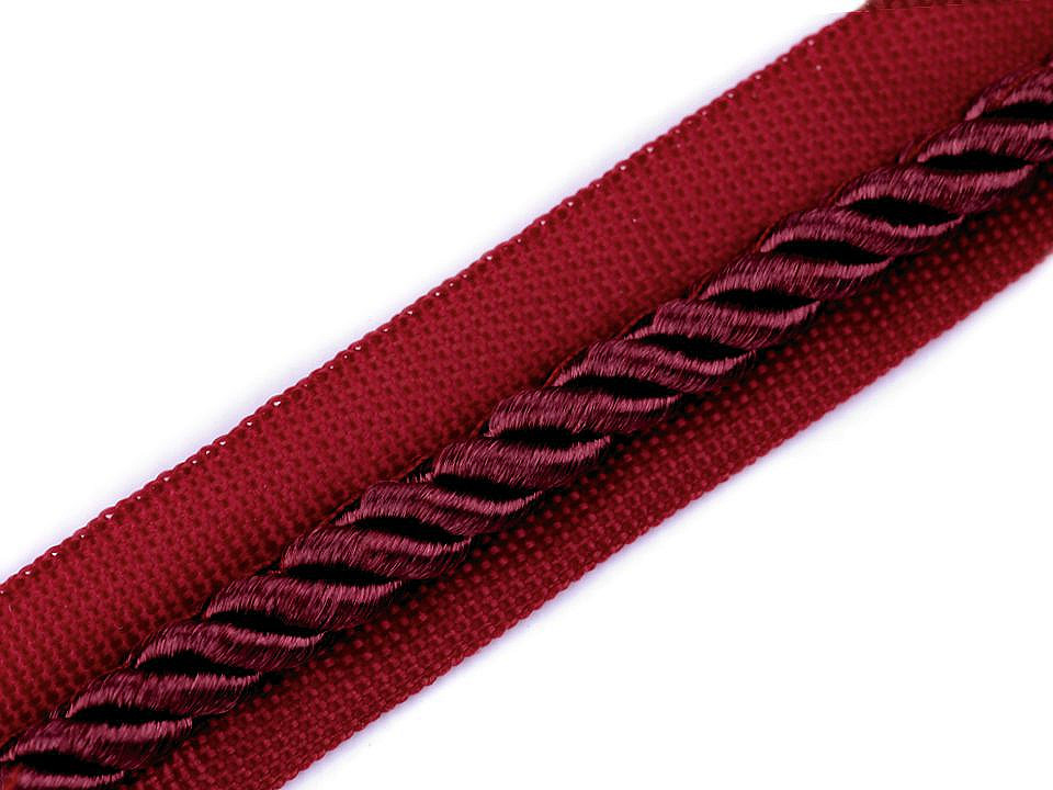 Polyesterová paspulka s krútenou šnúrou šírka 20 mm