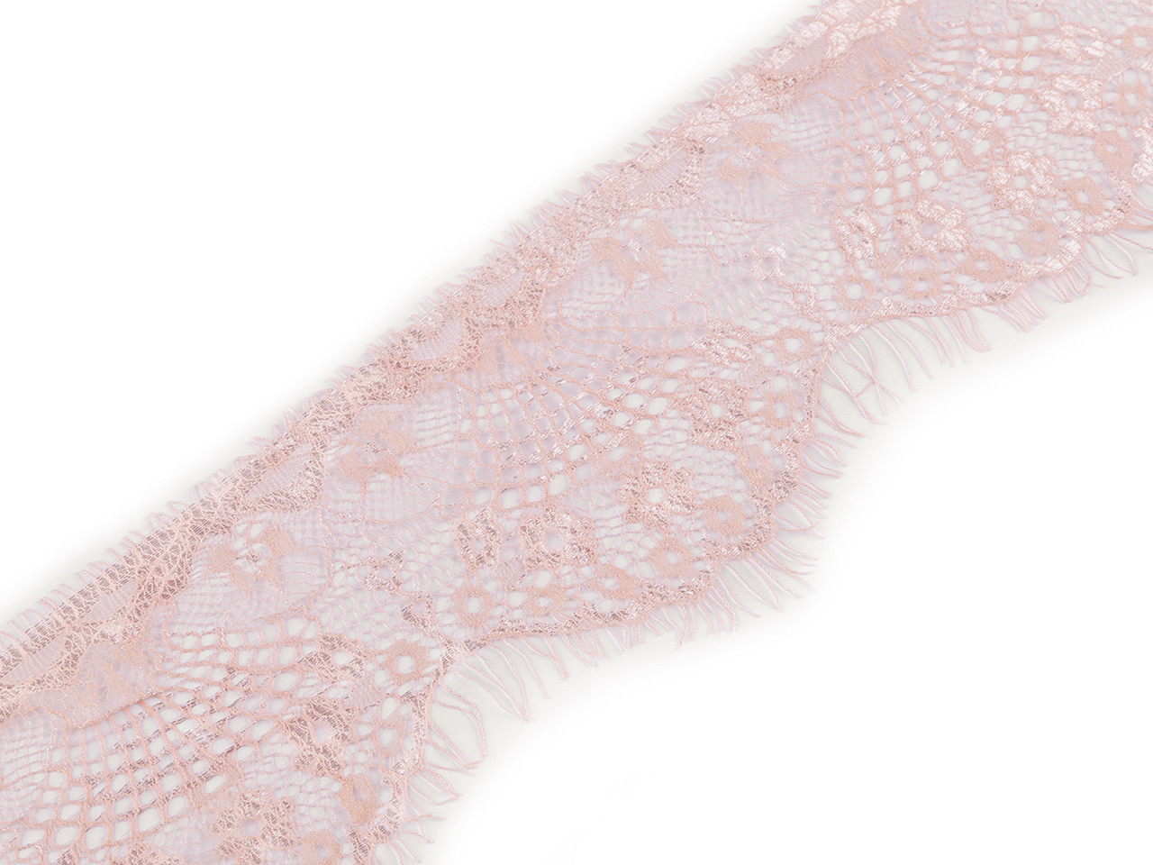 French lace 90 mm wide, powder, 3 m