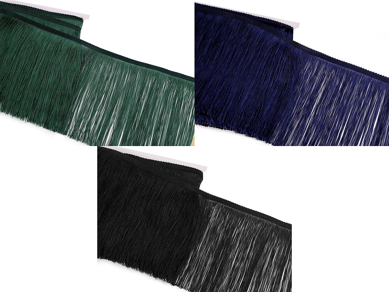 Strapce lesklé šírka 18 cm