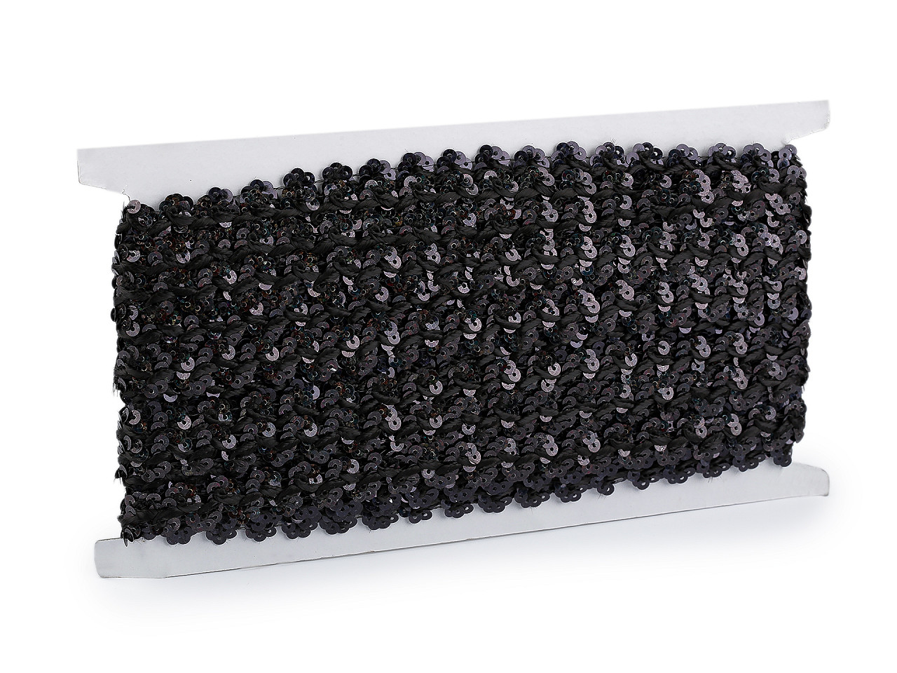 Flitrový prýmek šíře 15 mm, střední, 1 měděná tmavá