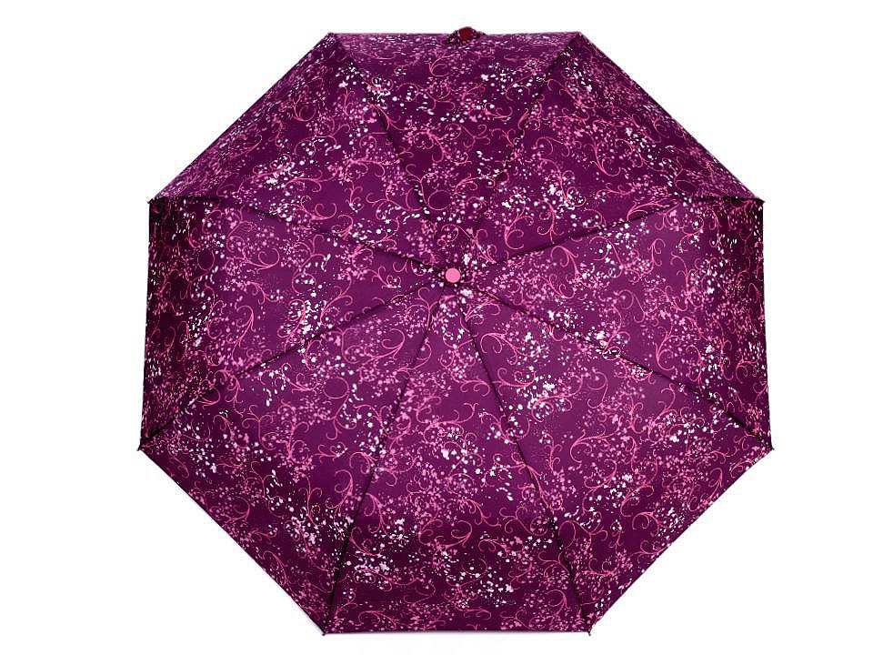 Umbrelă de damă pliabilă, violet, 1 buc