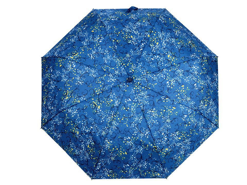 Umbrelă de damă pliabilă, albastră, 1 buc