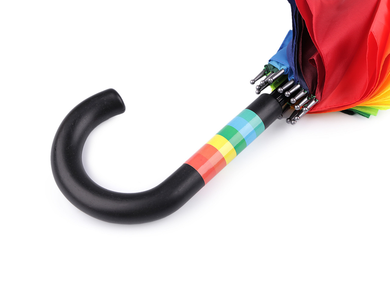 Umbrelă mare de familie curcubeu, multicolor, 1 buc