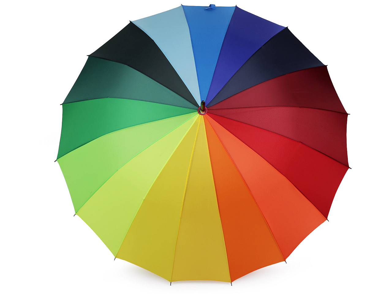 Damen-Regenschirm mit Regenbogenmuster, mehrfarbig, 1 Stück